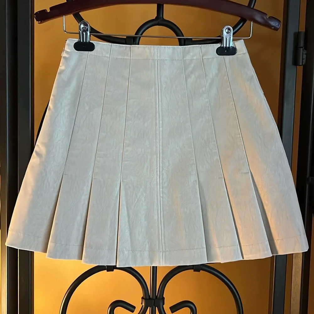 FREE PEOPLE Sugar and Spice Vegan Suede Leather Skirt - Picture 6 of 16